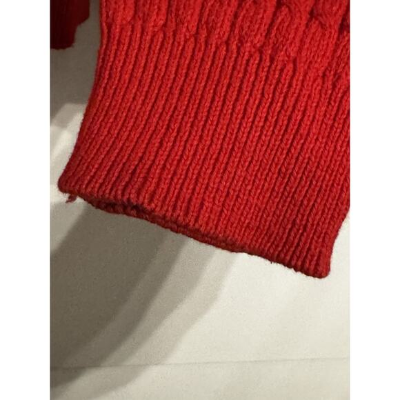 Vintage Pendleton Country Sophisticates Women Sz L Red Sweater Turtleneck Prep - Picture 3 of 9